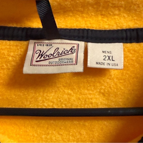 SOLD NEW Vintage Woolrich Quarter Snap Fleece Pullover Men’s 2XL Made in USA - Picture 3 of 13